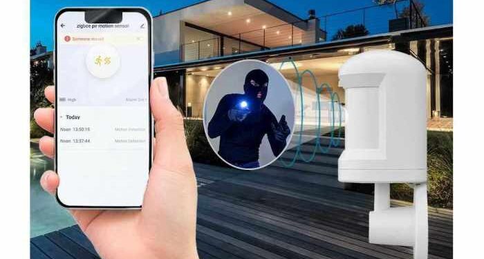 Smart Home GSM Alarm System For Home With Motion Sensor Wireless Siren ...